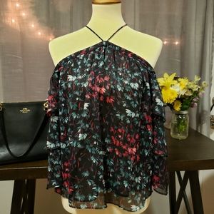 1. State Halter Off Shoulder Blouse